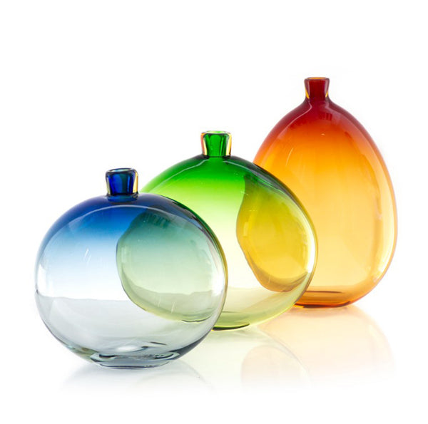 Balloon Green Glass Vase