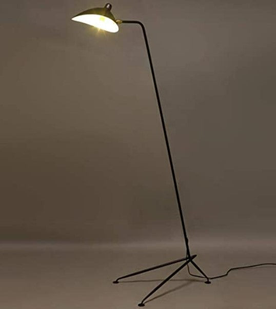 Praying Mantis Single Floor Lamp Black