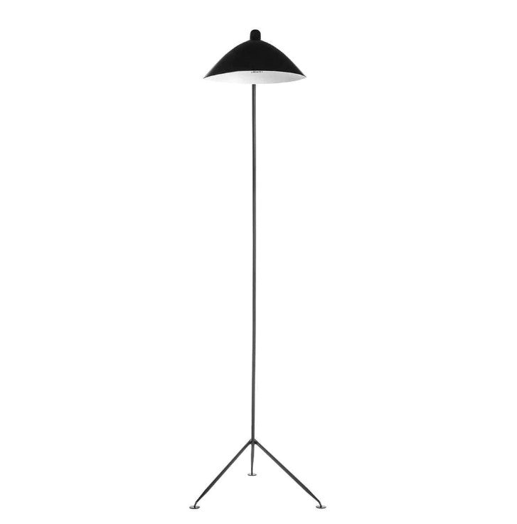 Praying Mantis Single Floor Lamp Black