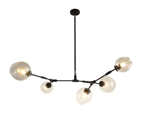 5 Bubble Ceiling Lamp Gold Flat