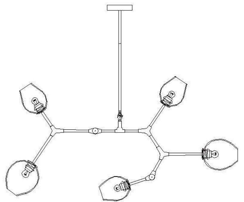 Bubble Ceiling Lamp Horizontal
