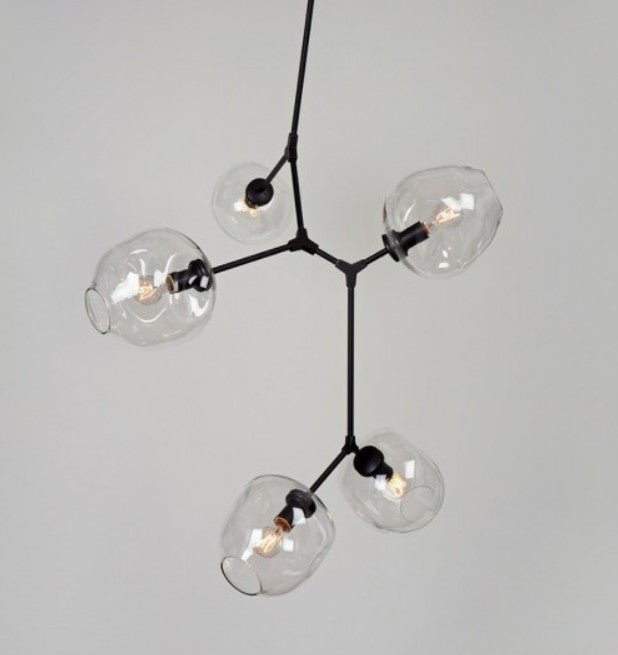 Bubble Ceiling Lamp Vertical Black