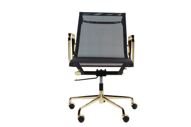 Office Chair Mesh Coated Gold